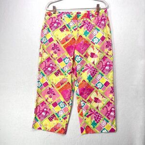 Lilly Pulitzer Colorful Cropped Pants